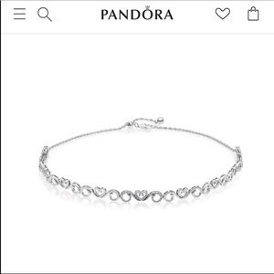 Pandora choker necklace adjustable clasp